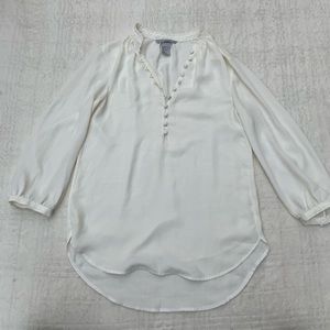 H&M Quarter Sleeve Button Down Blouse